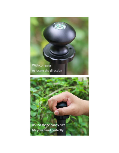 Empuñadura de Monopod Rigdance + Perilla de Aluminio para Bastón