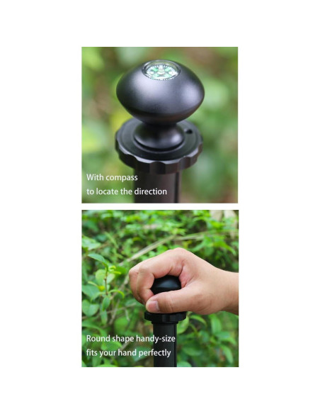 Empuñadura de Monopod Rigdance + Perilla de Aluminio para Bastón