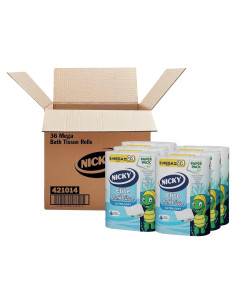 Papel Higiénico Nicky Elite 36 Rollos Mega Ultra Suaves