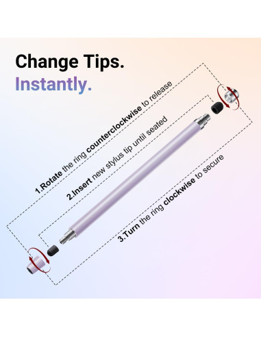 Bolígrafo Estilográfico 2-en-1 LINFANC para Pantallas Táctiles