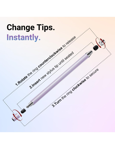 Bolígrafo Estilográfico 2-en-1 LINFANC para Pantallas Táctiles