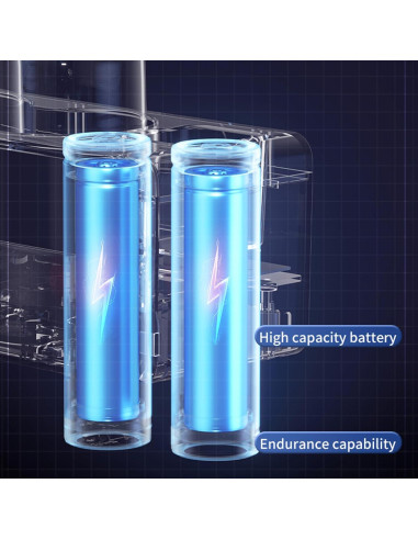 Soporte de Cepillo de Dientes Wekity Negro con Dispensador Automático