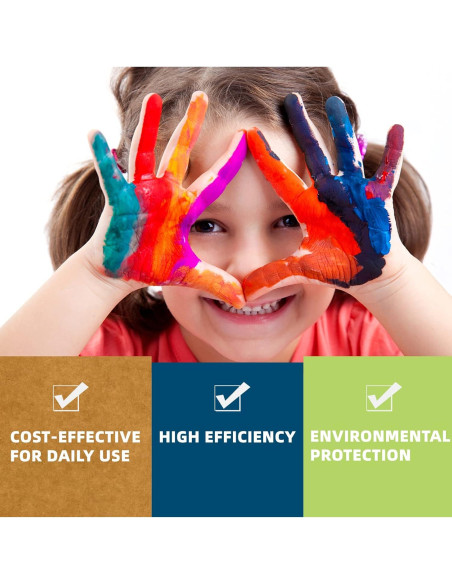 Cartucho de tinta negra 62XL PFKink para HP Envy y OfficeJet (2 unidades)