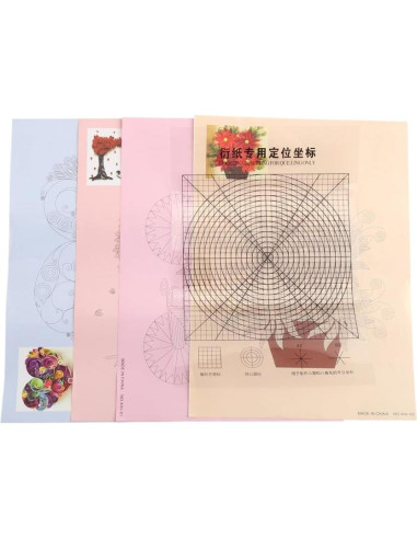 Set de Plantillas de Quilling 8 Piezas - Hztyyier