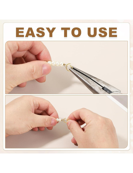 Kit 100 Anillas Abiertas y Retorcidas uxcell 4mm Oro K Kit 100 Anillas Abiertas y Retorcidas uxcell 4mm Oro K