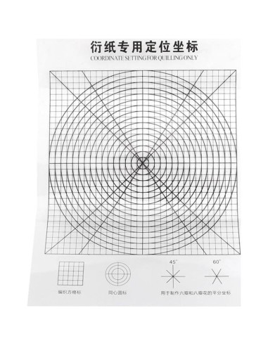 Set de Plantillas de Quilling 8 Piezas - Hztyyier