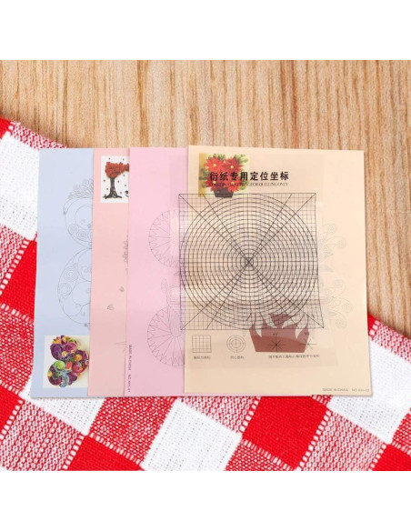 Set de Plantillas de Quilling 8 Piezas - Hztyyier