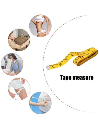 Cinta Métrica Flexible Doble Cara 150 cm Rosa - SquarezhenBo