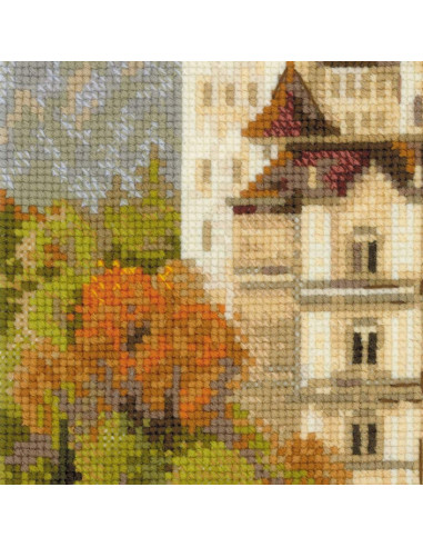 Kits de Punto de Cruz RIOLIS Castillo de Neuschwanstein 1520