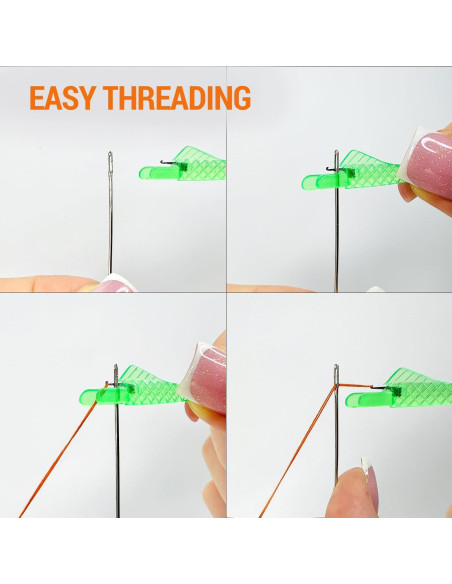 Juego de Enhebradores de Agujas VONEEDL 30 Pcs Tipo Pez