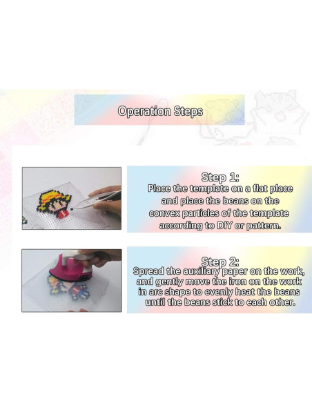 Tableros de Cuentas Perler 15cm Transparentes - Set de 3 Piezas