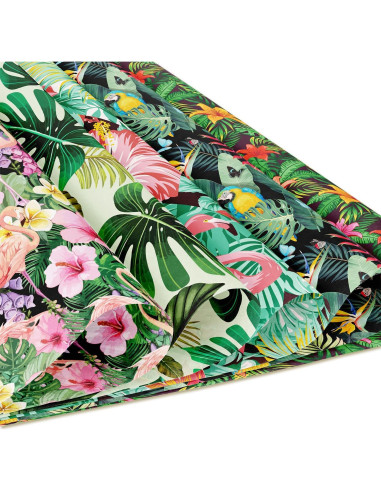 24 Hojas de Papel Tropical Sorkwo 30.48x30.48cm - 12 Diseños