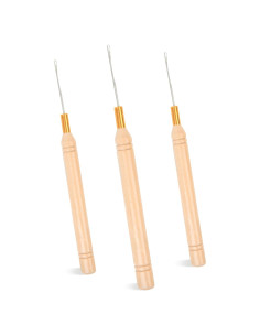 Kit de Ganchillo 3PCS Vlasy con Enhebrador y Herramientas