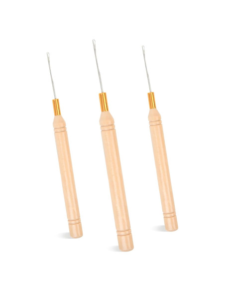 Kit de Ganchillo 3PCS Vlasy con Enhebrador y Herramientas