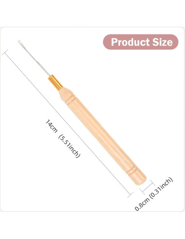 Kit de Ganchillo 3PCS Vlasy con Enhebrador y Herramientas