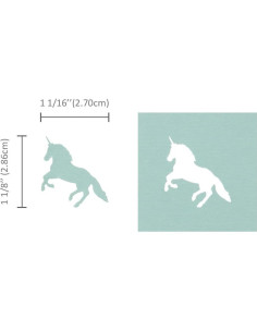 Troquel de Papel Bira Craft Unicornio 3 Formas 9.53 cm 2