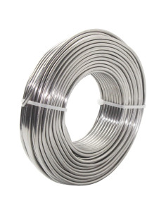 Alambre de Artesanía de Aluminio 9 Gauge (3mm) 15m Flexible