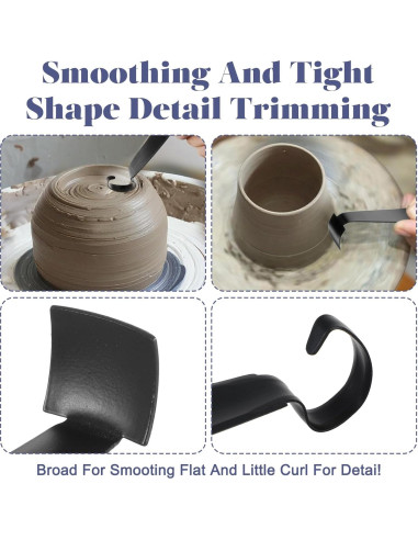 Herramientas de Recorte de Cerámica Quilax - 2 Piezas Doble Cara