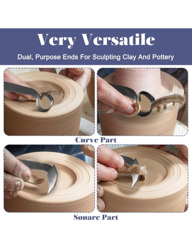 Herramientas de Recorte de Cerámica Quilax - 2 Piezas Doble Cara