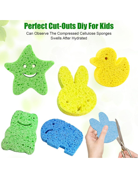 12 Esponjas de Cocina VUKOKU Reutilizables Ecológicas Multiusos