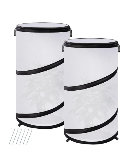 Cubierta de Planta Invierno 2 Pcs Pop Up 50.8x30.5cm PURPLE STAR