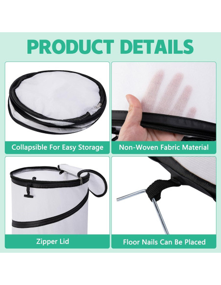 Cubierta de Planta Invierno 2 Pcs Pop Up 50.8x30.5cm PURPLE STAR