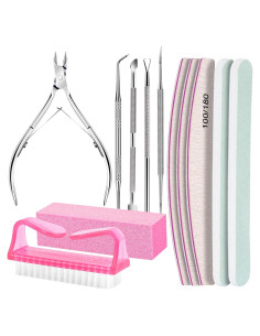 Kit de Cuidado de Uñas FANDAMEI - Manicura y Pedicura Completo