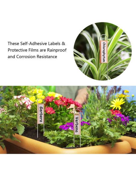 25 Etiquetas de Cobre para Plantas Wanapure 20.32 cm Reutilizables