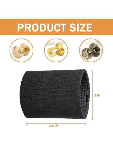 Cubierta de Manija de Puerta Redonda MDZDN - Silicona Antiescaldante