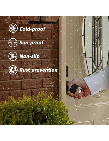 Cubierta de Manija de Puerta Redonda MDZDN - Silicona Antiescaldante