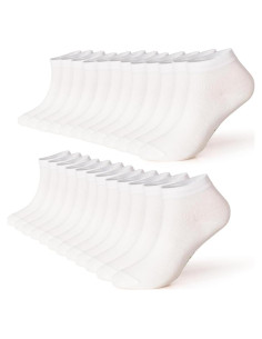 Calcetines Cortos Unisex EnerWear Coolmax 24 Pares Algodón