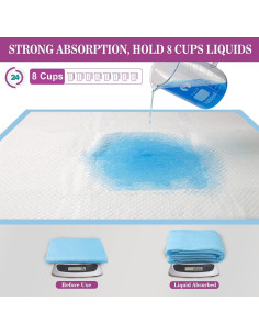 Almohadillas para Perros IMMCUTE XL 71.1x86.4cm 60 Contenido 2