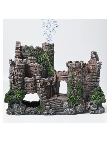 Decoración de Acuario Castillo PTFJZ 20.1x8.4x14.5cm