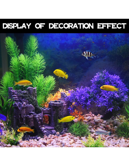 Decoración de Acuario Castillo PTFJZ 20.1x8.4x14.5cm