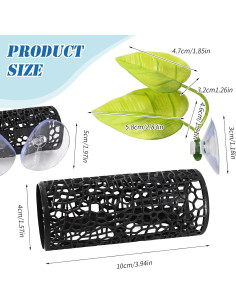 Hamaca para Betta Mzario 3 Piezas con Ventosas y Decoración 2