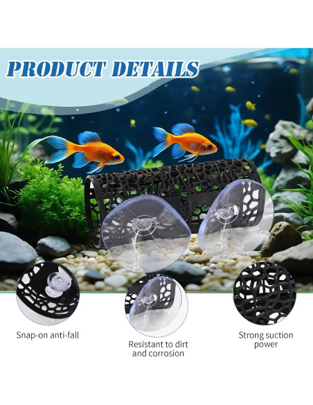 Hamaca para Betta Mzario 3 Piezas con Ventosas y Decoración