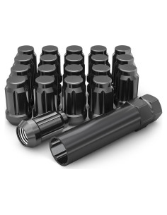 Tuercas de Rueda Caballero Blanco 3807BK-20AM Cromo Negro M12x1.50