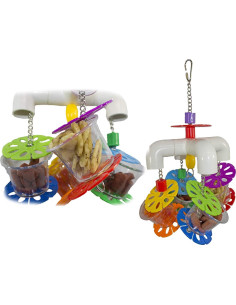 Forrajero Móvil Exotic Nutrition para Aves y Mascotas 30 cm 2