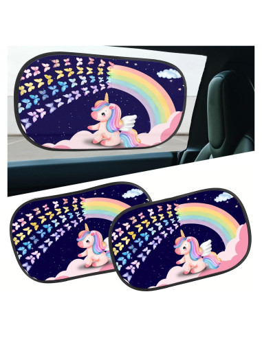 Sombra de Ventana Lateral GENANY 53x36 cm Unicornio