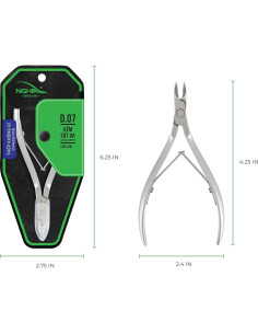 Cortaúñas NGHIA D-07 Mandíbula 12 Acero Inoxidable Ergonómico 2