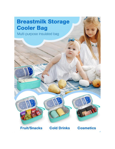 Bolsa de Enfriamiento de Leche Materna SUNMON Verde Claro