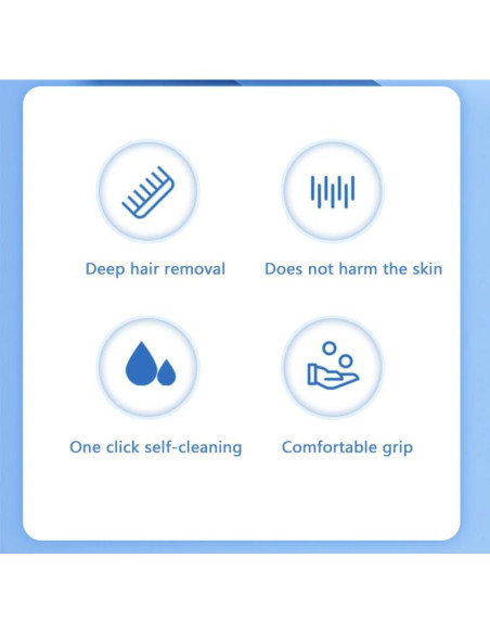 Cepillo Autolimpiante Slicker WLPHHM para Perros y Gatos Azul