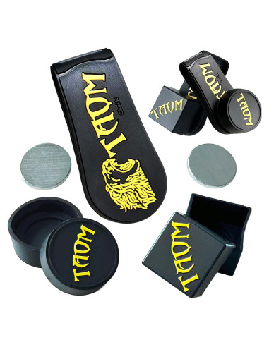 Soporte Magnético para Tiza de Billar Tai Ba Cues - Clip y 2 Soportes