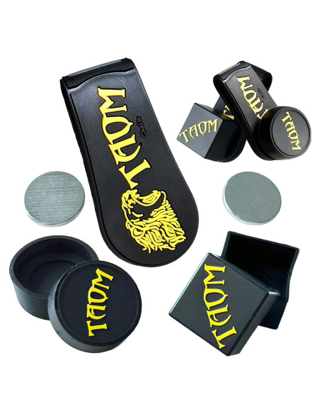 Soporte Magnético para Tiza de Billar Tai Ba Cues - Clip y 2 Soportes