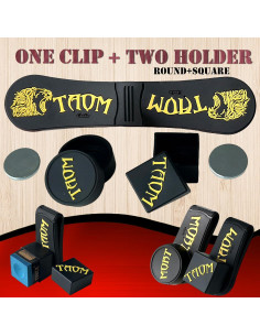 Soporte Magnético para Tiza de Billar Tai Ba Cues - Clip y 2 Soportes 2