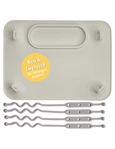 Mata de Silicona Busy Baby Beige - Ventosas Mejoradas 21.6x29.2cm
