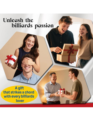 Soporte Magnético para Tiza de Billar Tai Ba Cues - Clip y 2 Soportes