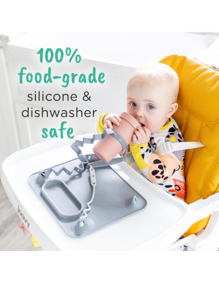 Mata de Silicona Busy Baby Beige - Ventosas Mejoradas 21.6x29.2cm