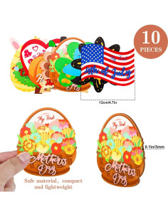 Tarjetas de Hitos para Bebés Whaline - 10 Pcs Madera 2