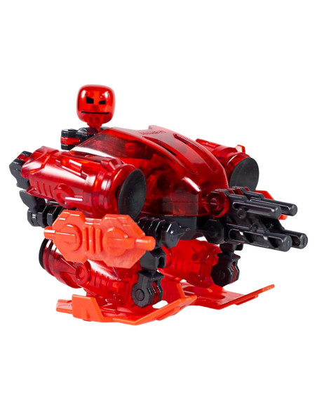 Klikbot Megabots Zing - Stop Motion Rojo, 3 Figuras y Accesorios